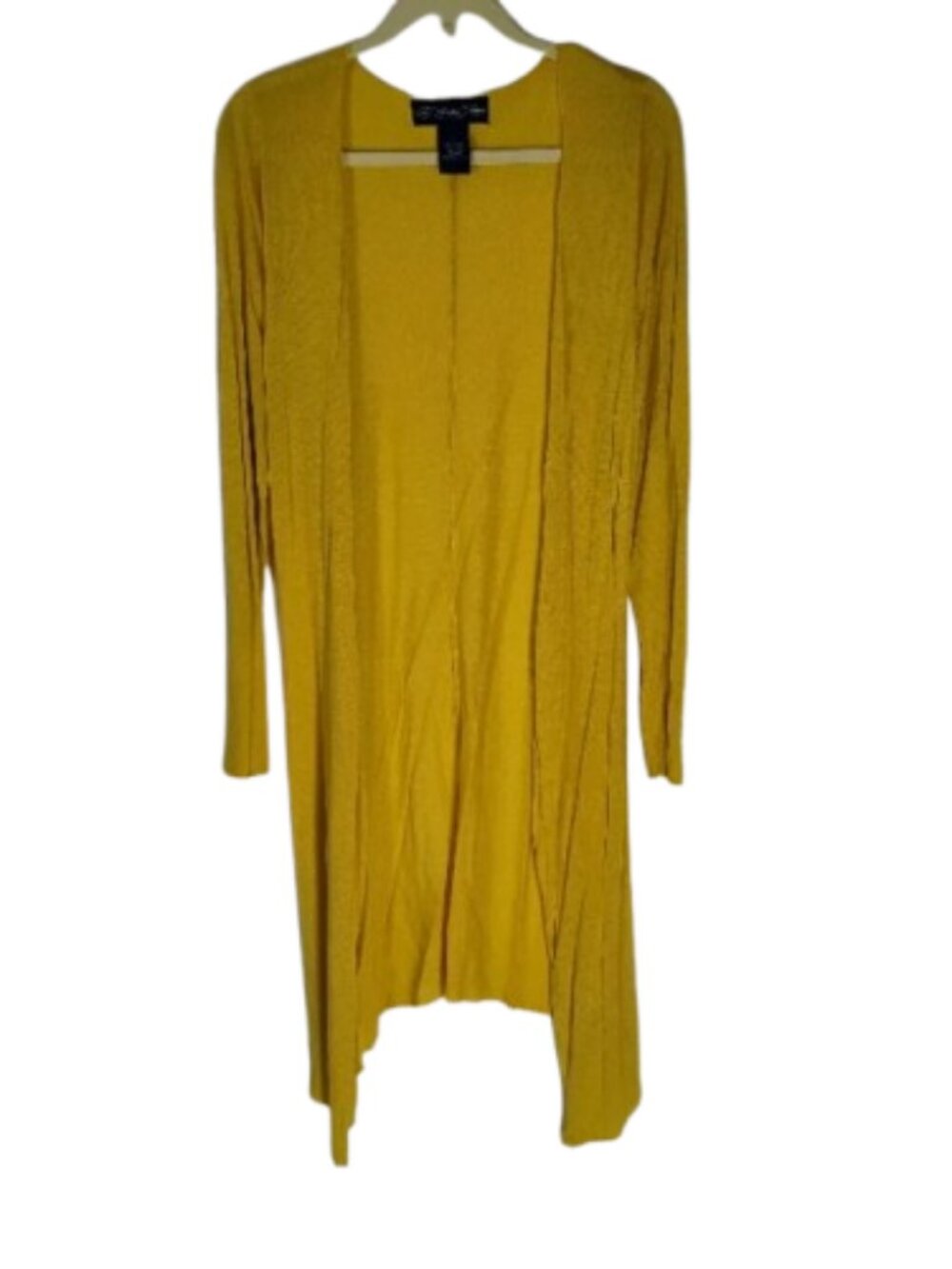 Colleen Lopez Yellow Cardigan Sweater in Size Large. Preloved in Good Condition